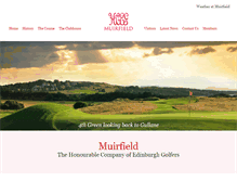 Tablet Screenshot of muirfield.org.uk